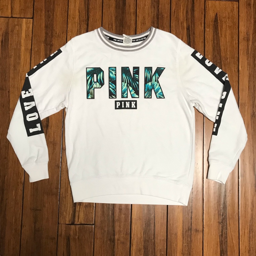 White PINK sweatshirt